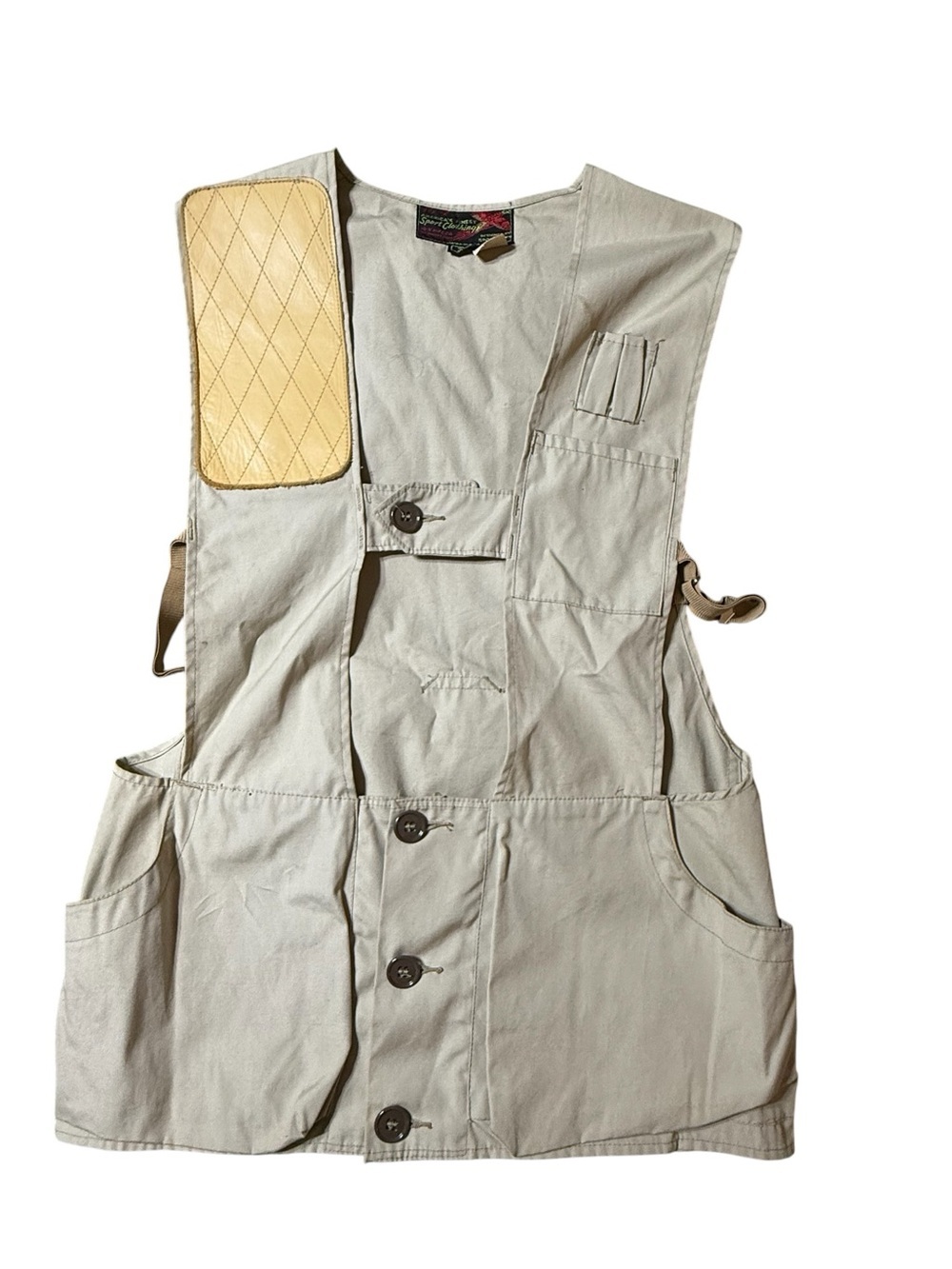 Vintage 10x Americas Finest Sport Clothing Hunting Shooting Vest Men’s Sz 32